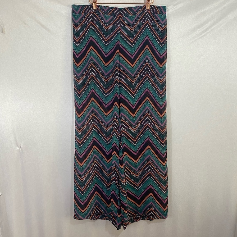 𝅺BISOU Bisou Aztec Style Print Lantern Pants